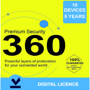 Premium Security 360 for 15 Devices – 5 Years Protection